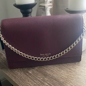 Brand New Condition Red Kate Spade Convertible Clutch/Crossbody